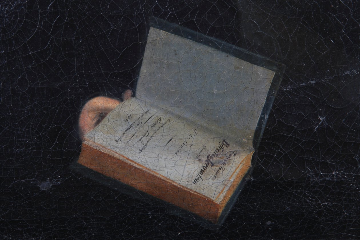 Et af ledsagerportrætter af Louisa og Friedrich (Frederick) Muench af Unknown