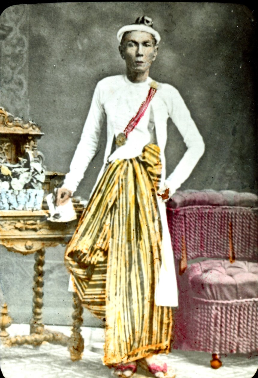 Burmesisk mand, 1880