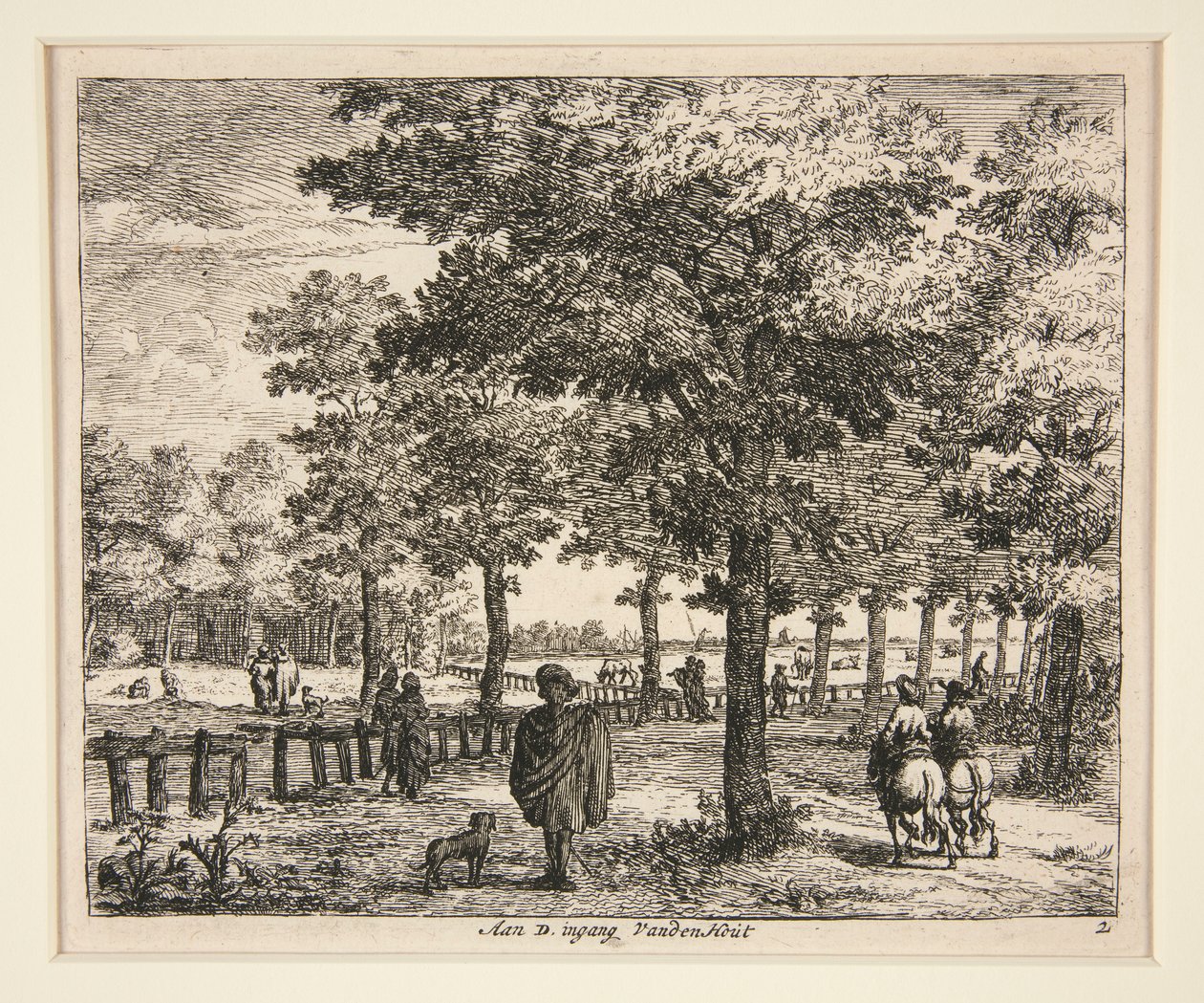 Aan d. ingang Vanden Harit (ved indgangen til Vanden Harit) af Unknown