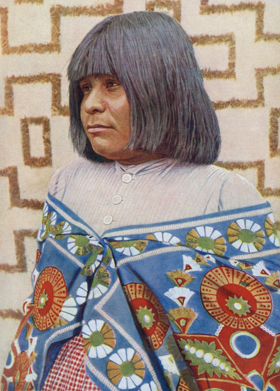 Arizona. Squaw af Walapai-stammen i Arizona. 1920 af Unknown