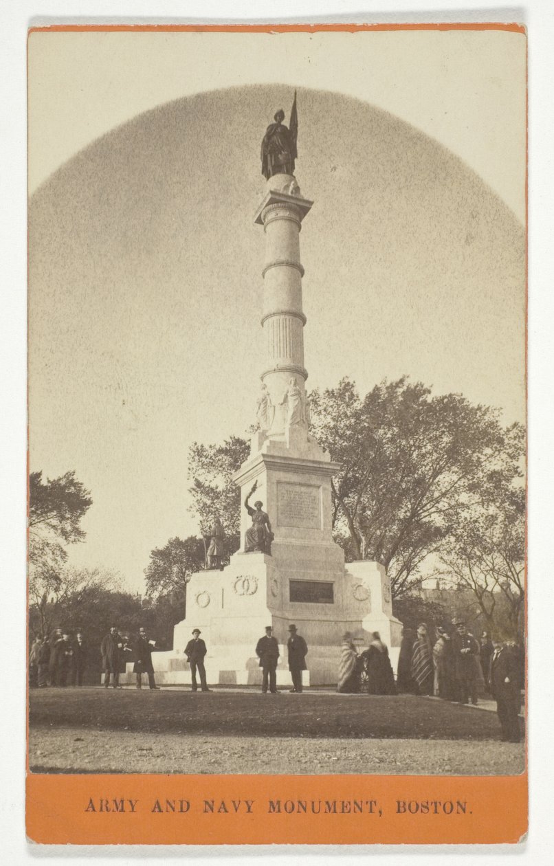 Monument for hæren og flåden, Boston af Unknown