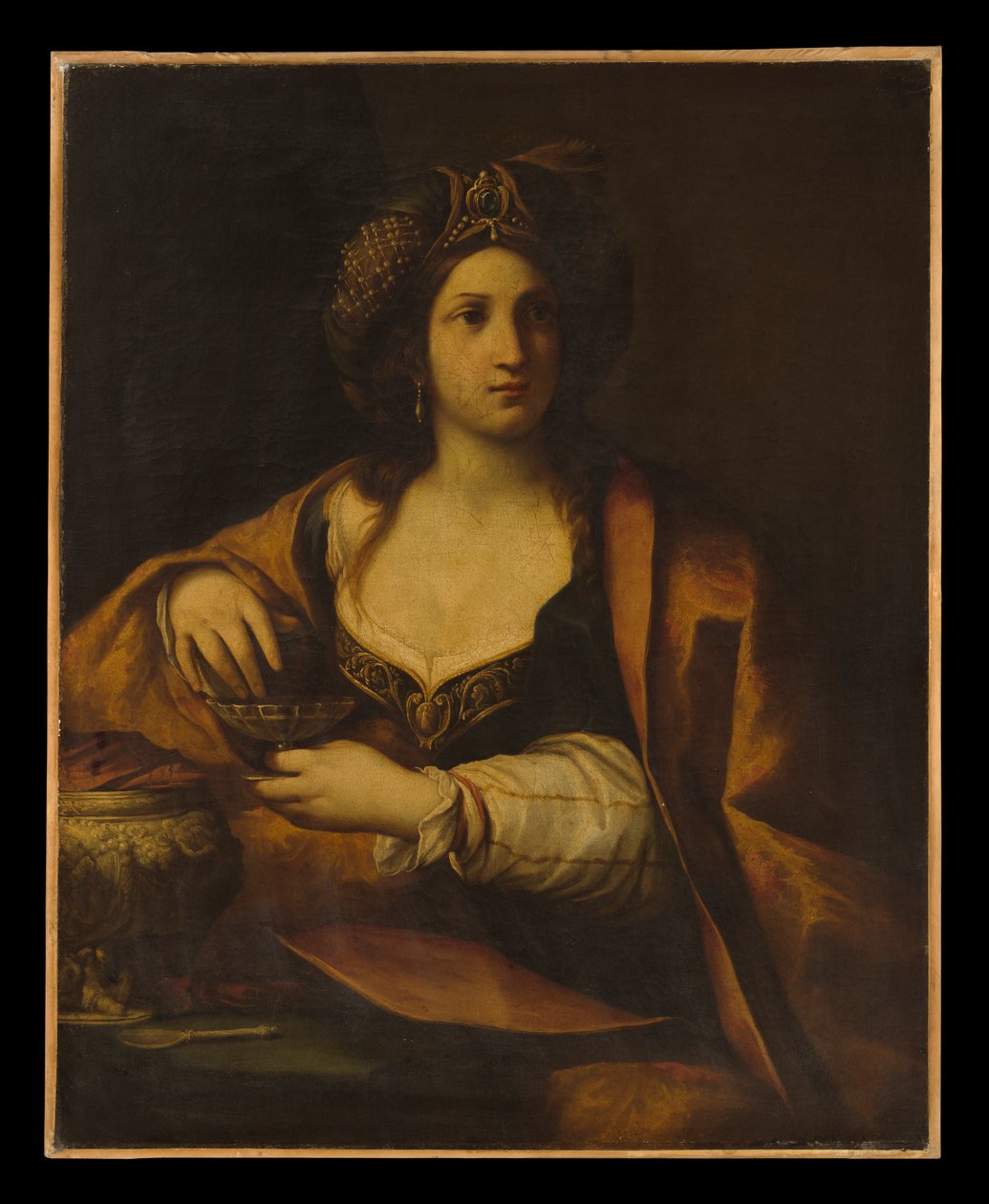 Artemisia, enken efter Mausolus, kongen af Caria af Unknown