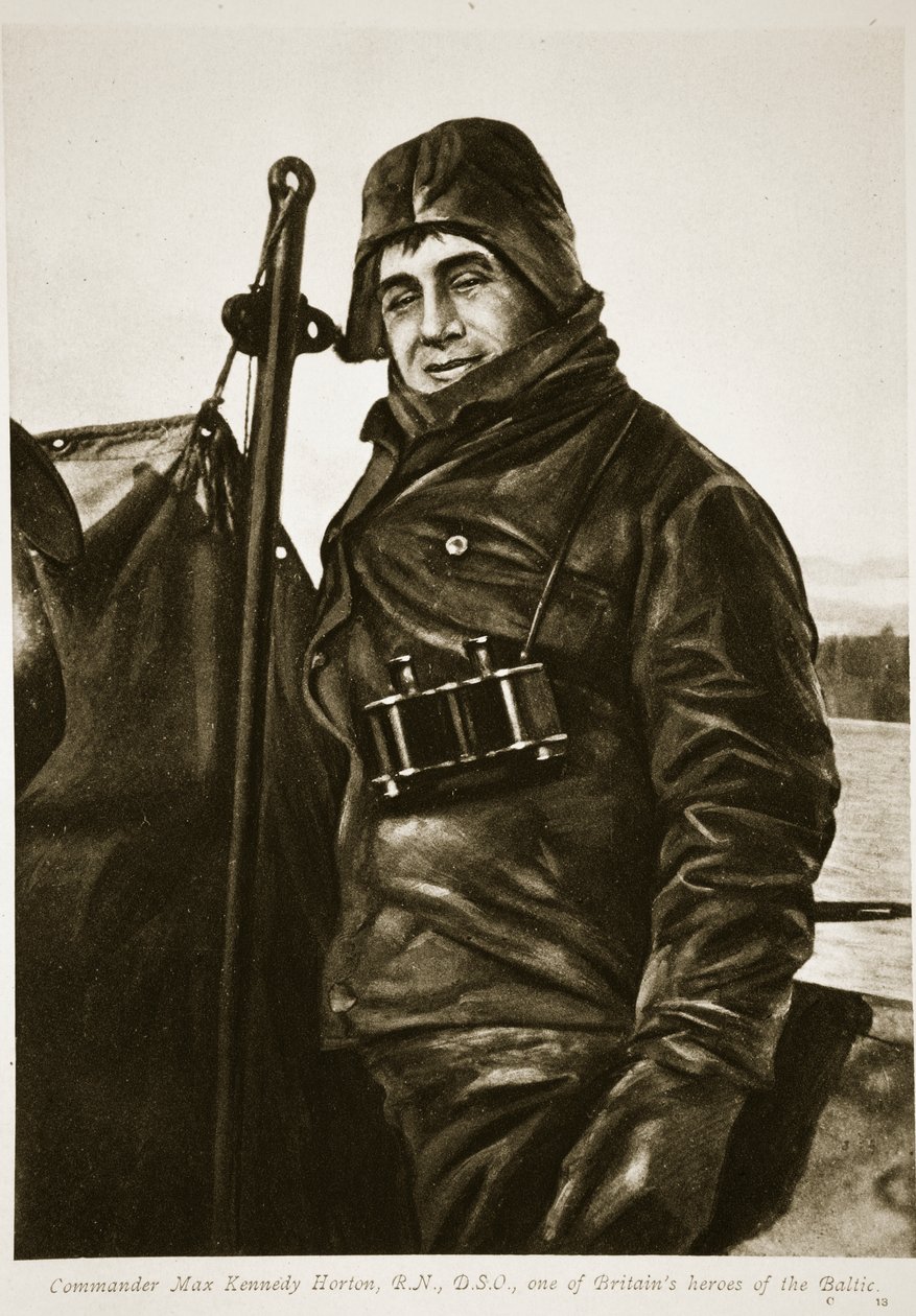 Kommandør Max Kennedy Horton, R.N., D.S.O., en af Storbritanniens helte i Østersøen, 1914-19 af Unknown