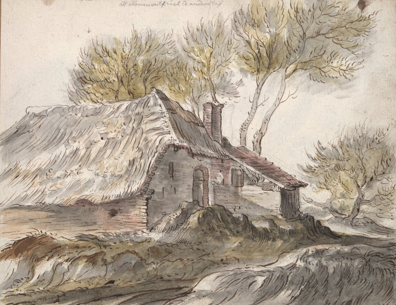 Sommerhus (recto); Skur (omvendt) af Unknown