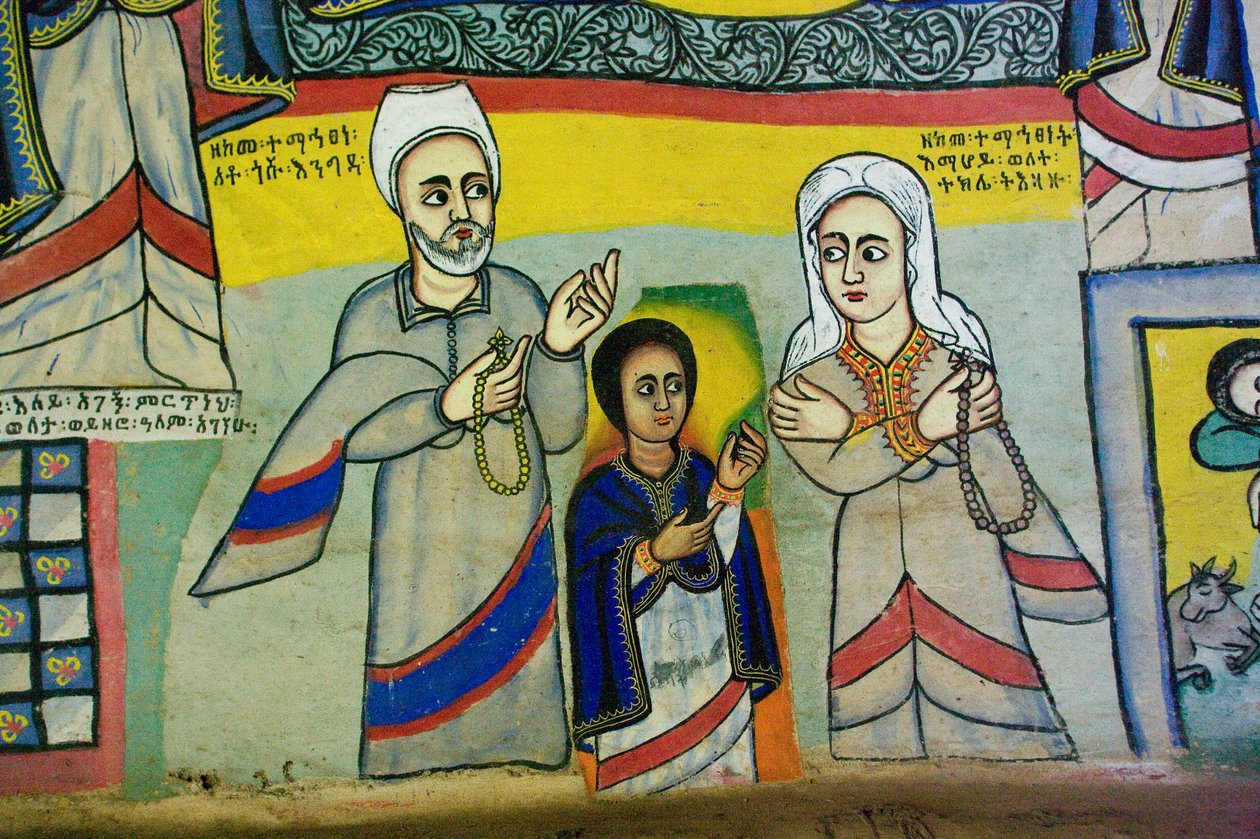 Debir Sina Mary Church, Gorgora, Tanasøen, Etiopien, Afrika af Unknown
