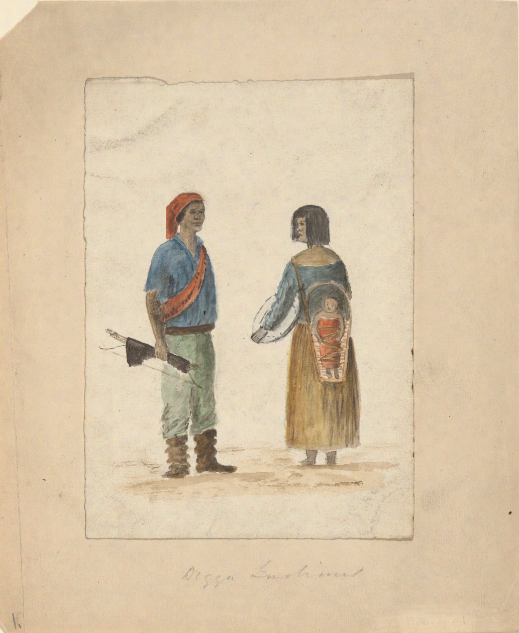 Digger indianere af Unknown