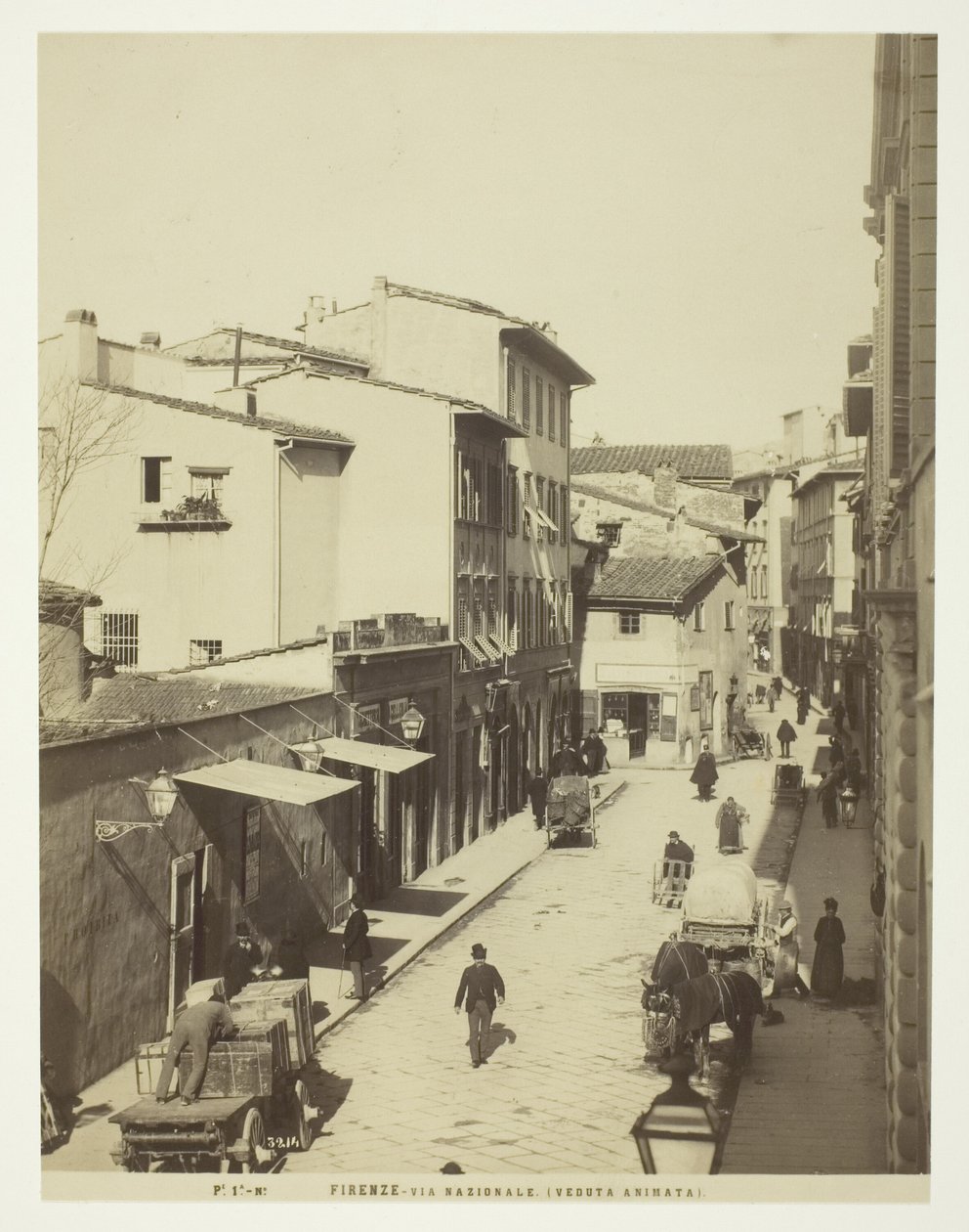 Firenze, via Nazionale af Unknown