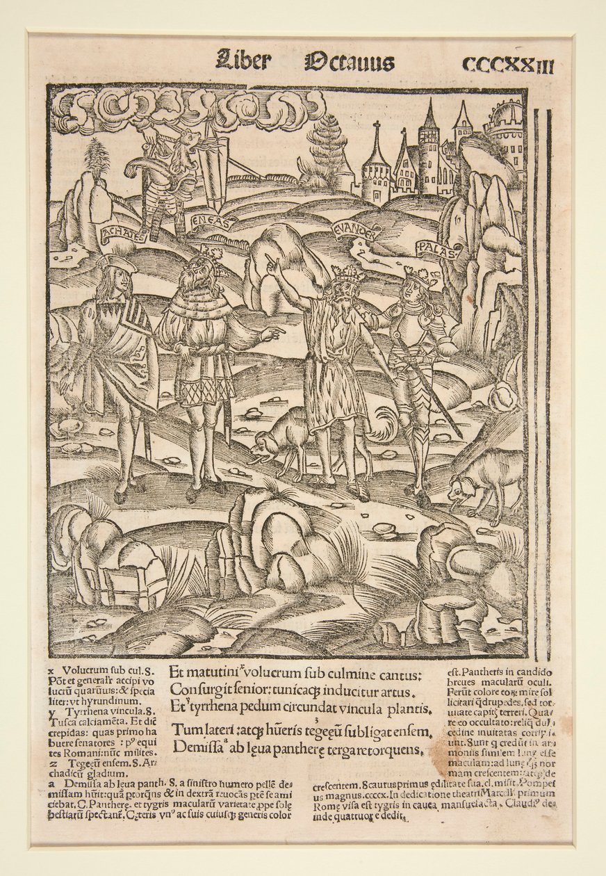 Side fra Strasbourg Virgil, 1502 af Unknown