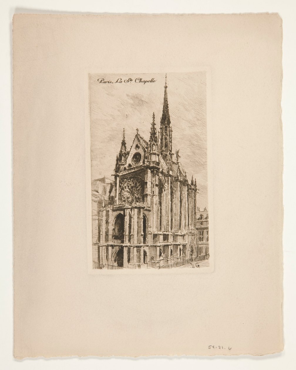 Paris, La Sainte. Kapel af Unknown