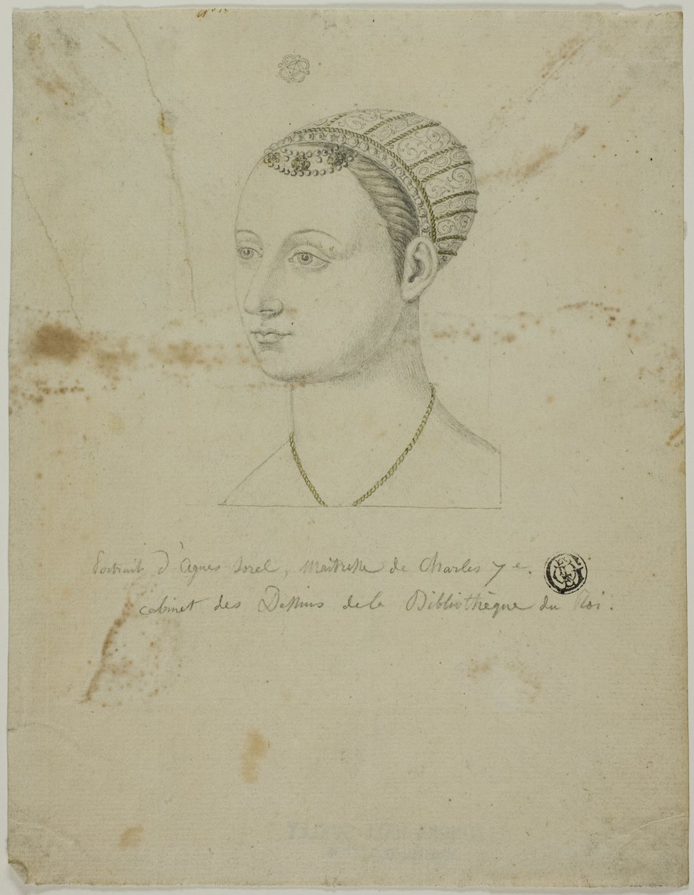 Portræt af Agnes Sorel af Unknown
