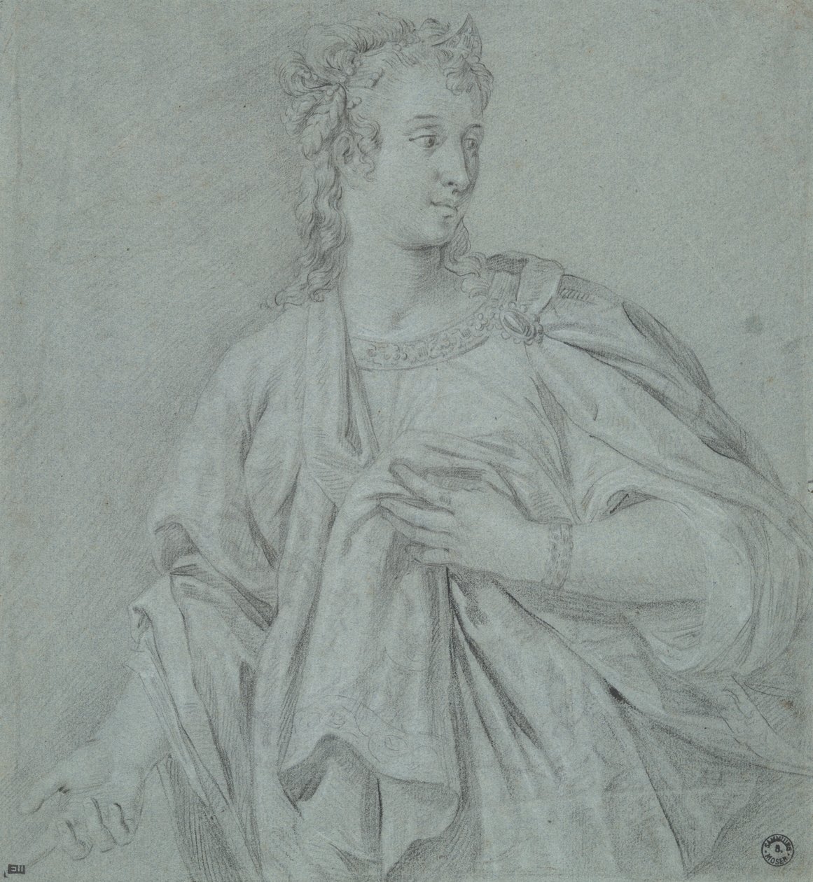 Portræt af Elia Petina, Claudius kone af Unknown