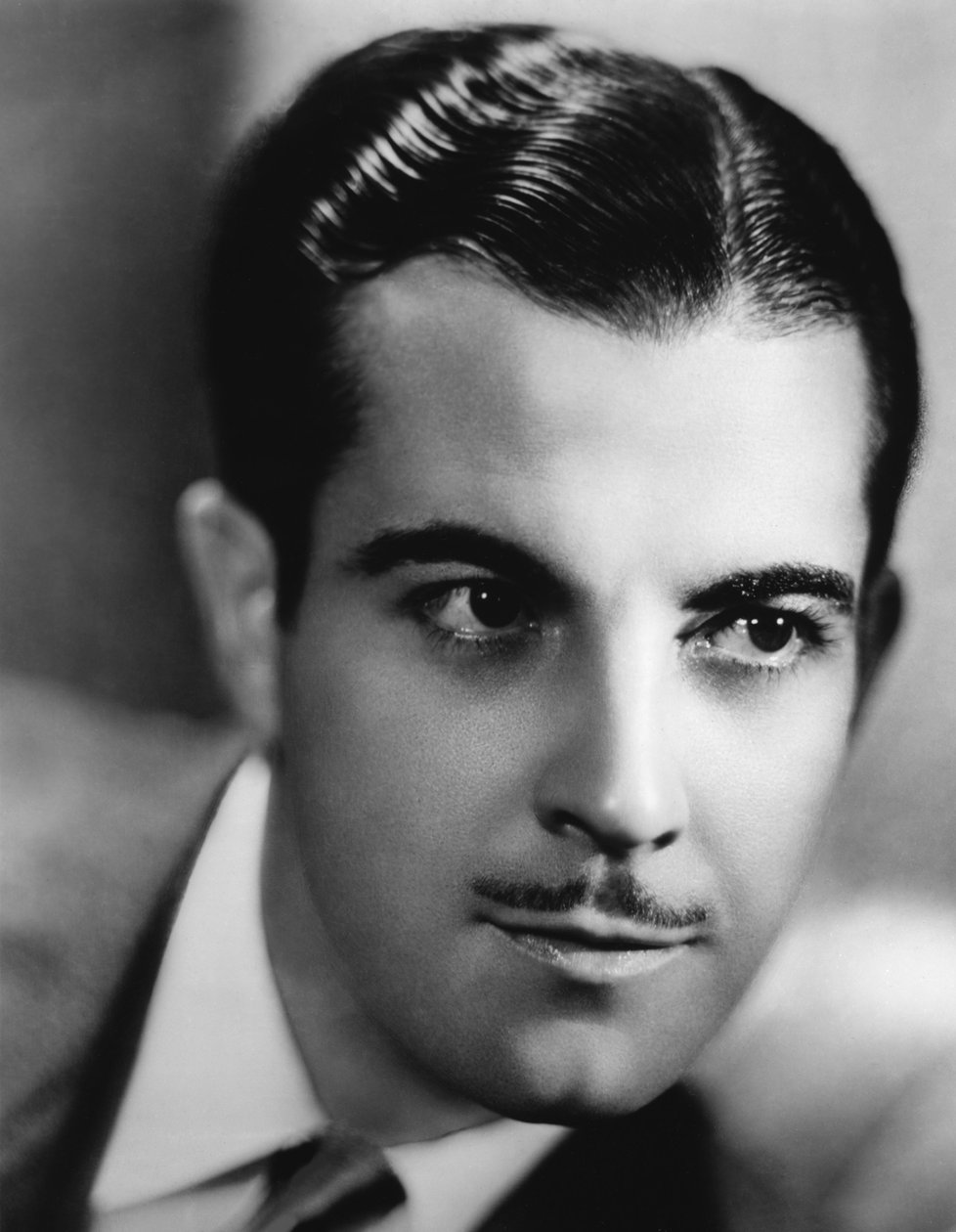 Portræt af Ramon Novarro (1899-1968), mexicansk filmskuespiller af Unknown