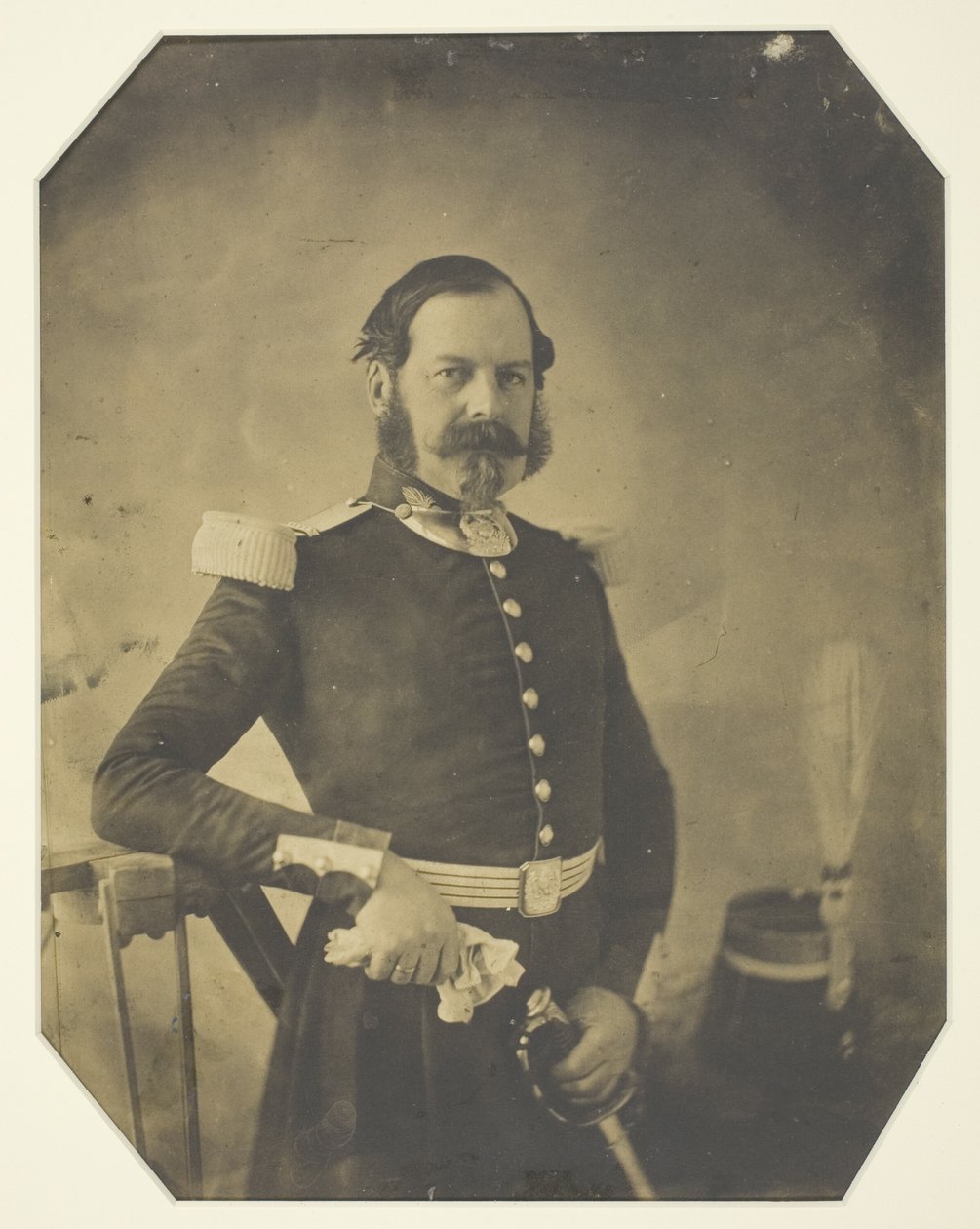 Portræt af en fransk militærofficer af Unknown