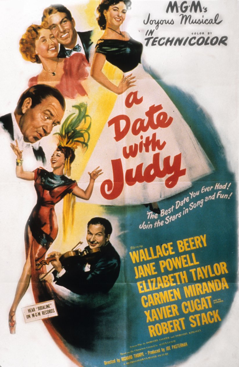 Plakat for A Date with Judy, 1948 af Unknown