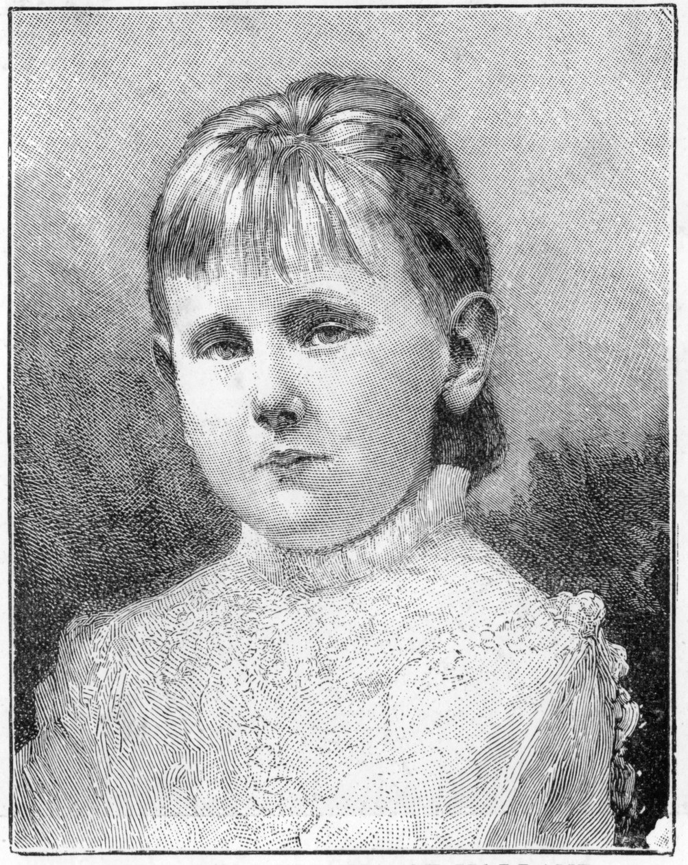 Dronning Wilhelmina af Holland, 1893 af Unknown