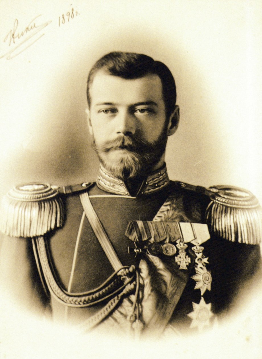 Russisk kejser, zar Nicholas Ii, 1898. af Unknown