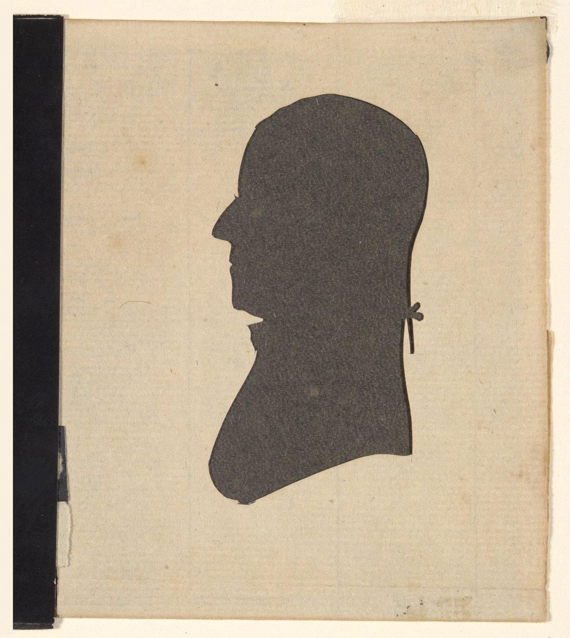 Silhouette - guvernør Trumbull (bror til oberst Trumbull) af Unknown