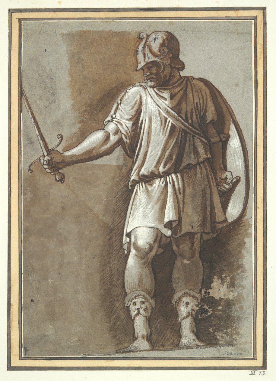Standing Warrior, fra Polidoro af Unknown