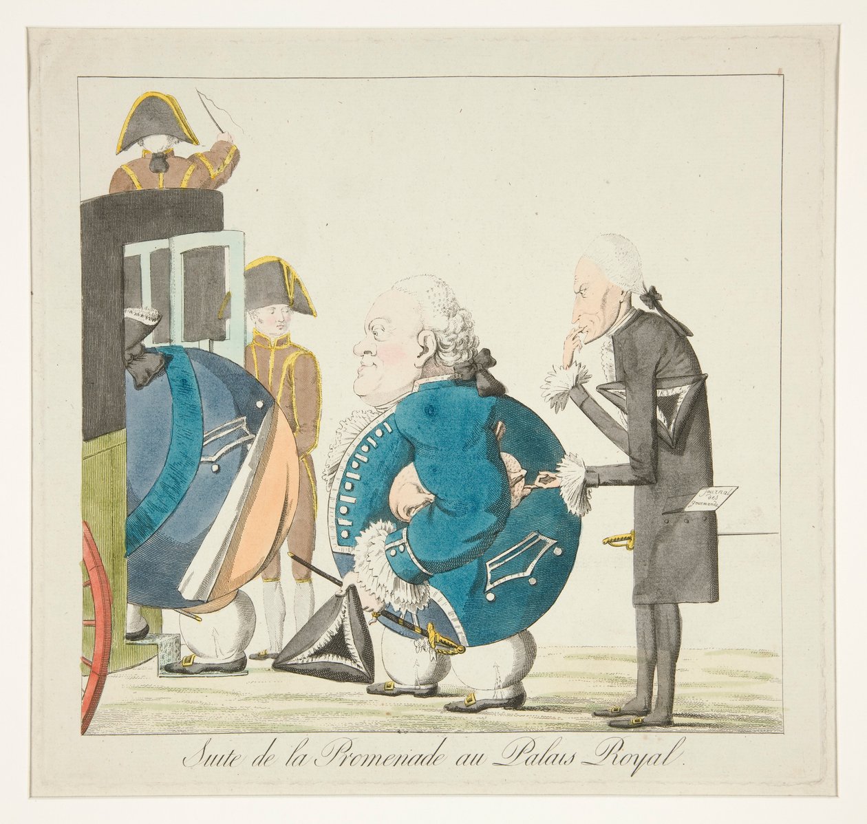 Suite de la Promenade au Palais-Royal (efter promenaden ved Palais-Royal) af Unknown
