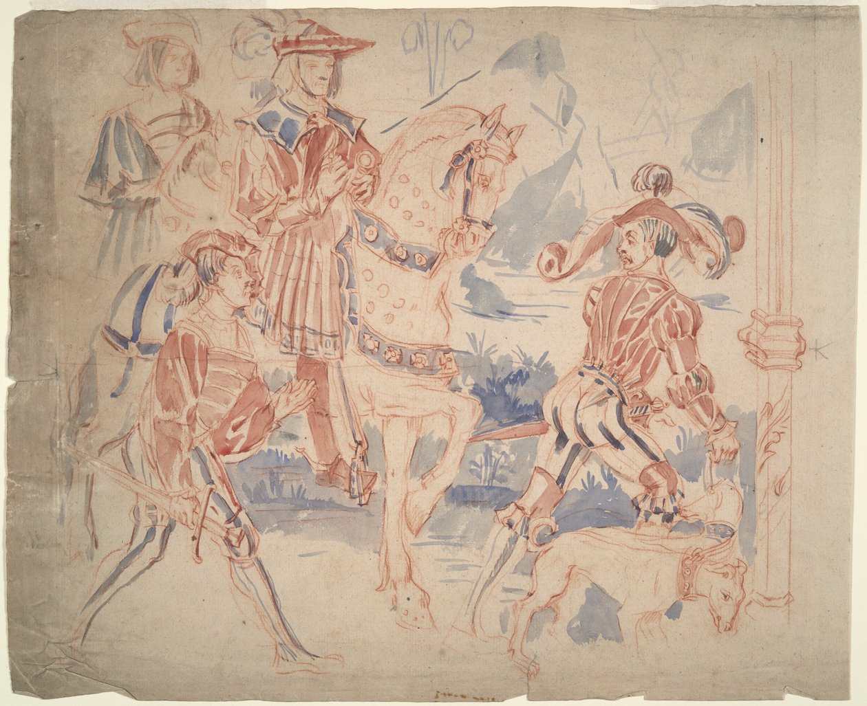 Tapestry Design af Unknown