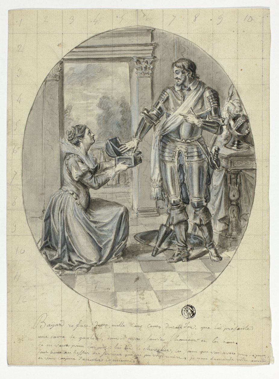 Chevalier Bayard Refusing 2500 Ducats af Unknown