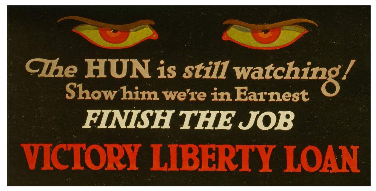 Hunnen holder stadig øje! Vis ham, at vi mener det alvorligt - afslut arbejdet Victory Liberty Loan.rnc.1917 af Unknown