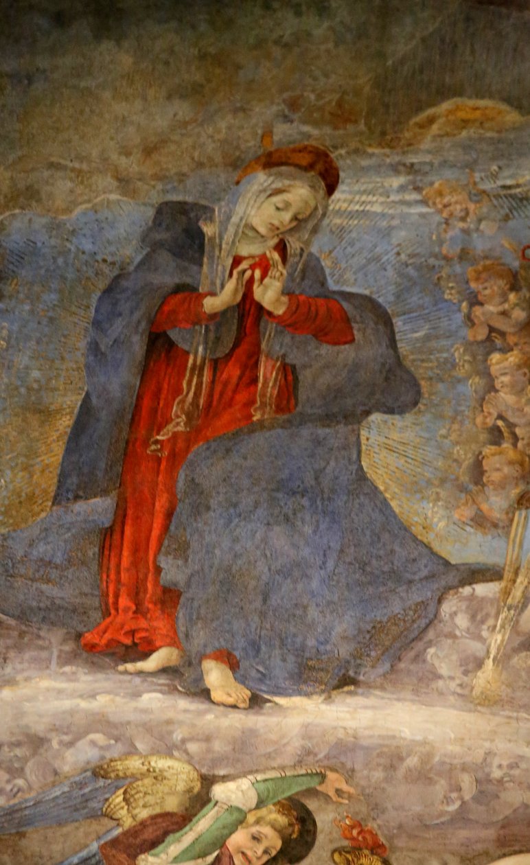 Jomfru Maria ved Himmelfart af Unknown