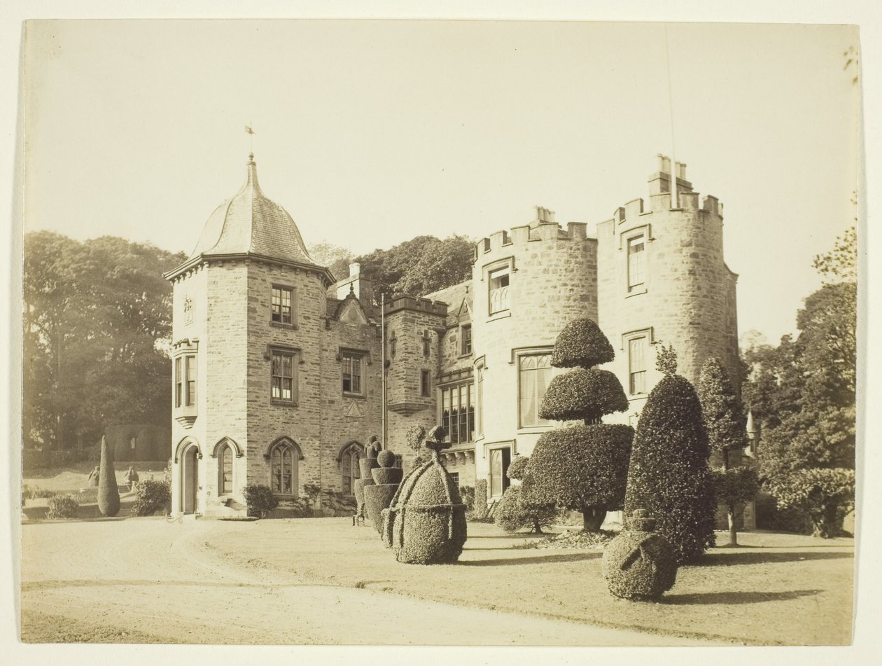 Uden titel (The Corner House, bygget af Norman Shaw, udsigt til frontfacaden) af Unknown