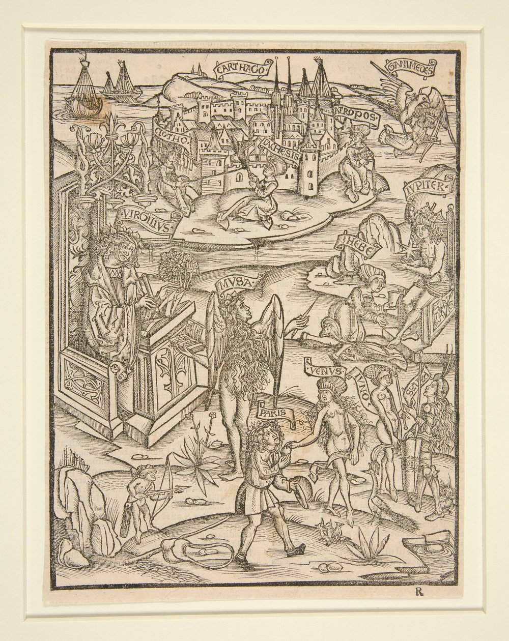 Træsnit fra Strasbourg Virgil, 1502 af Unknown