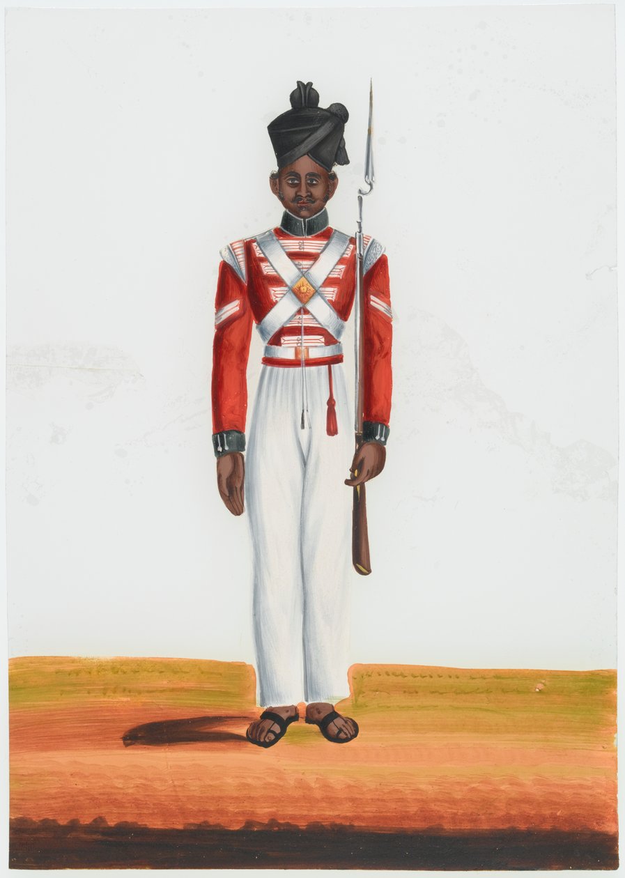 2. Martin Bataljons Havildar, Madras Army af Unknown artist