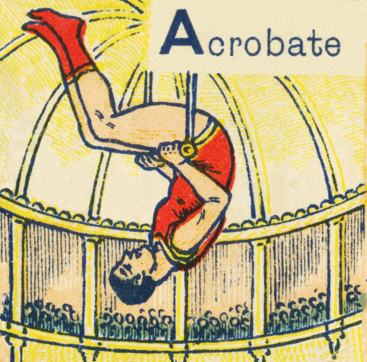A som Acrobat af Unknown artist