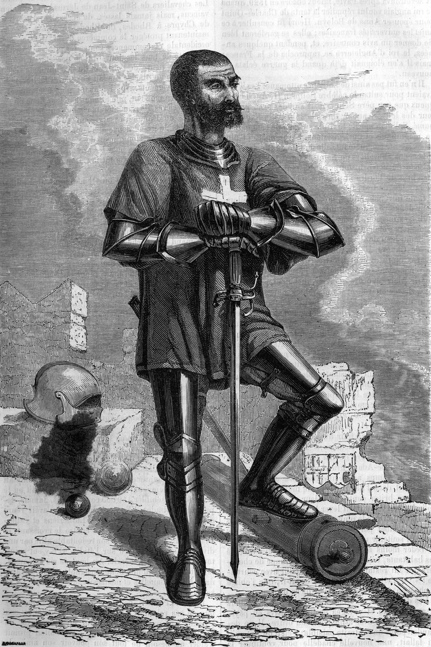 En ridder fra byen Rhodos (Grækenland), i det 16. århundrede. af Unknown artist