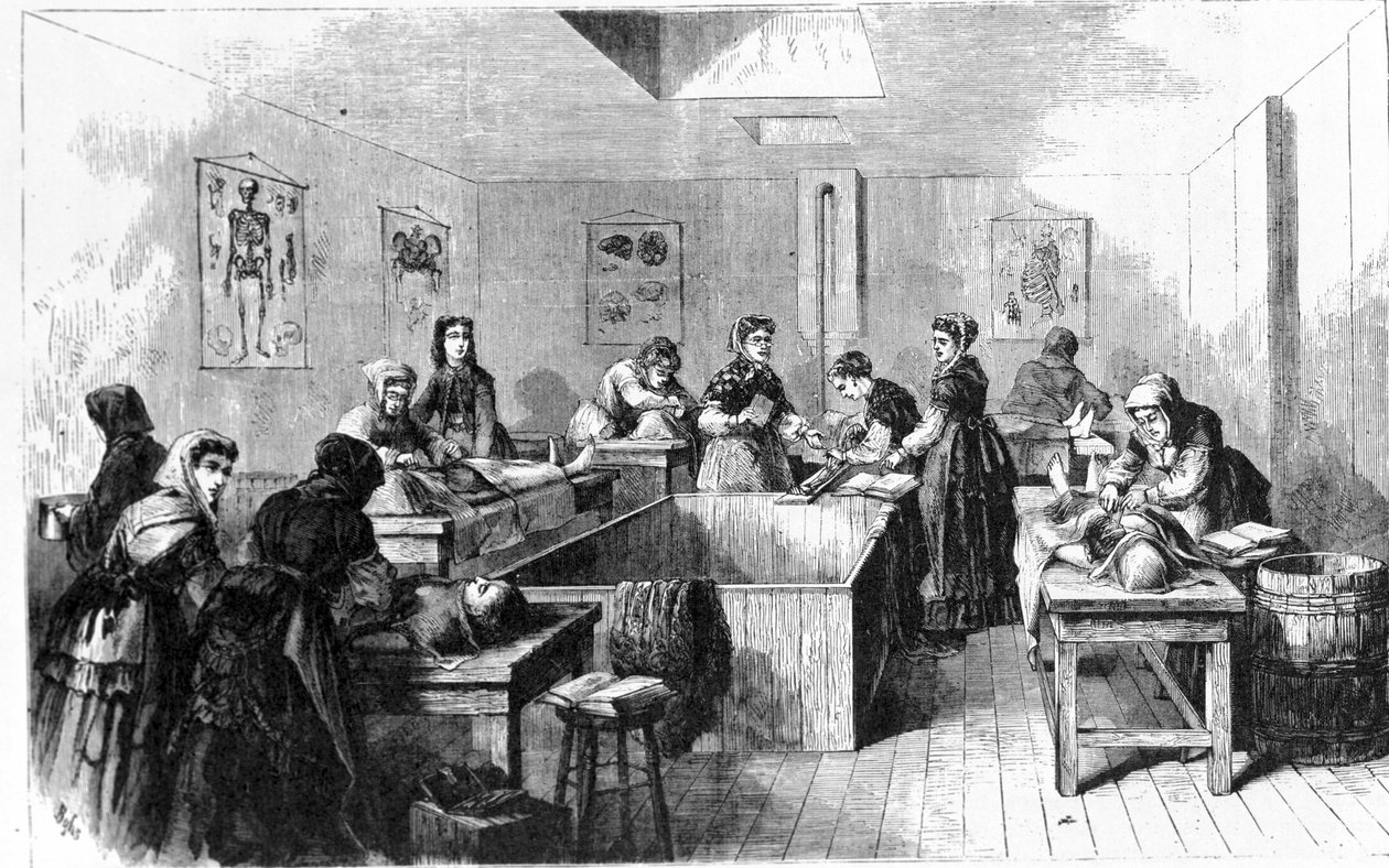 Et lighus i USA i 1890. af Unknown artist