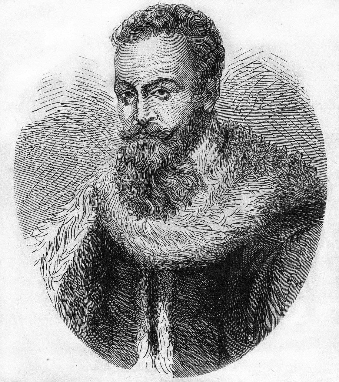 Achilles de Harlay (1536-1619), formand for Paris-parlamentet. af Unknown artist