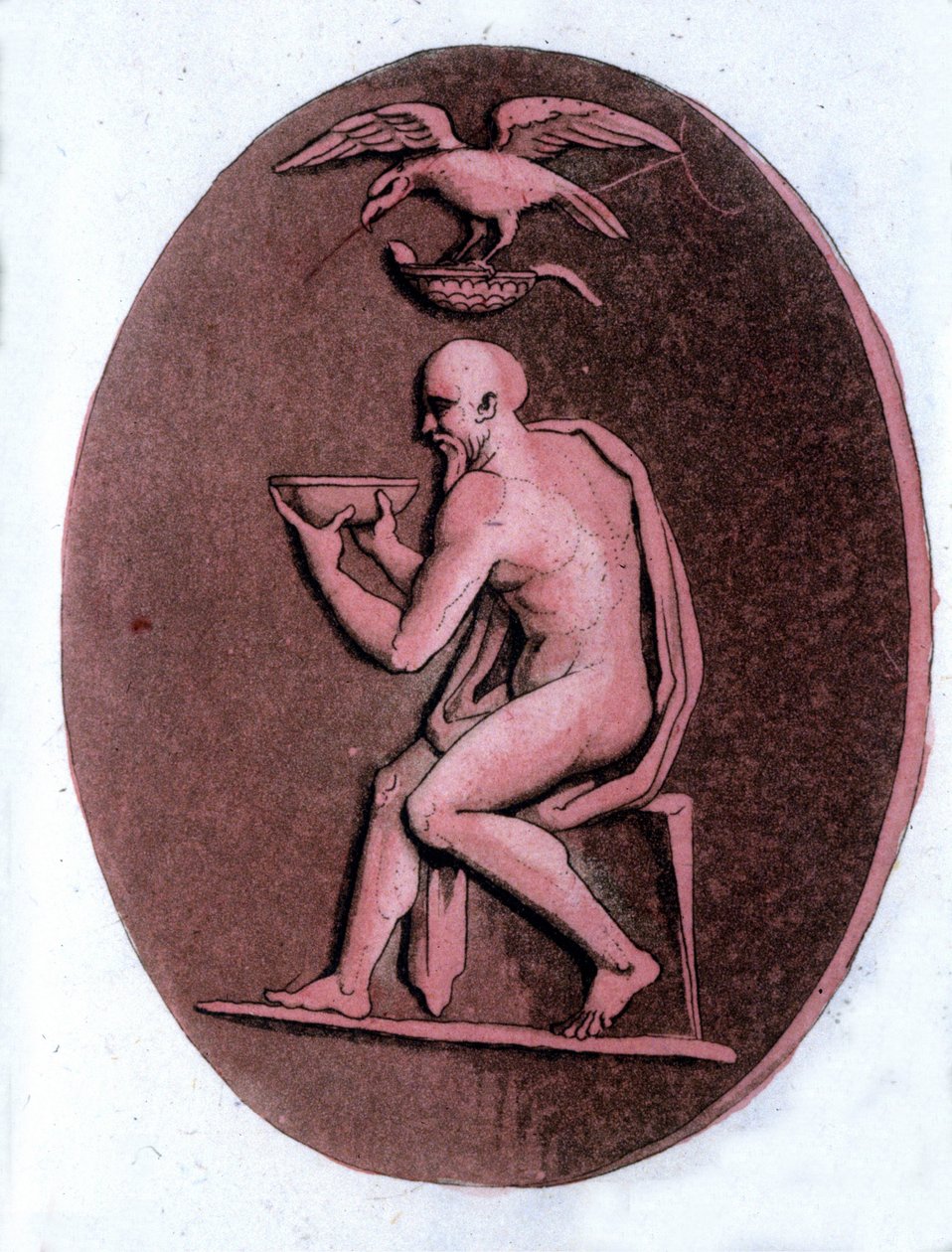 Aischylos (ca. 525-456 f.Kr.), græsk tragisk digter. af Unknown artist