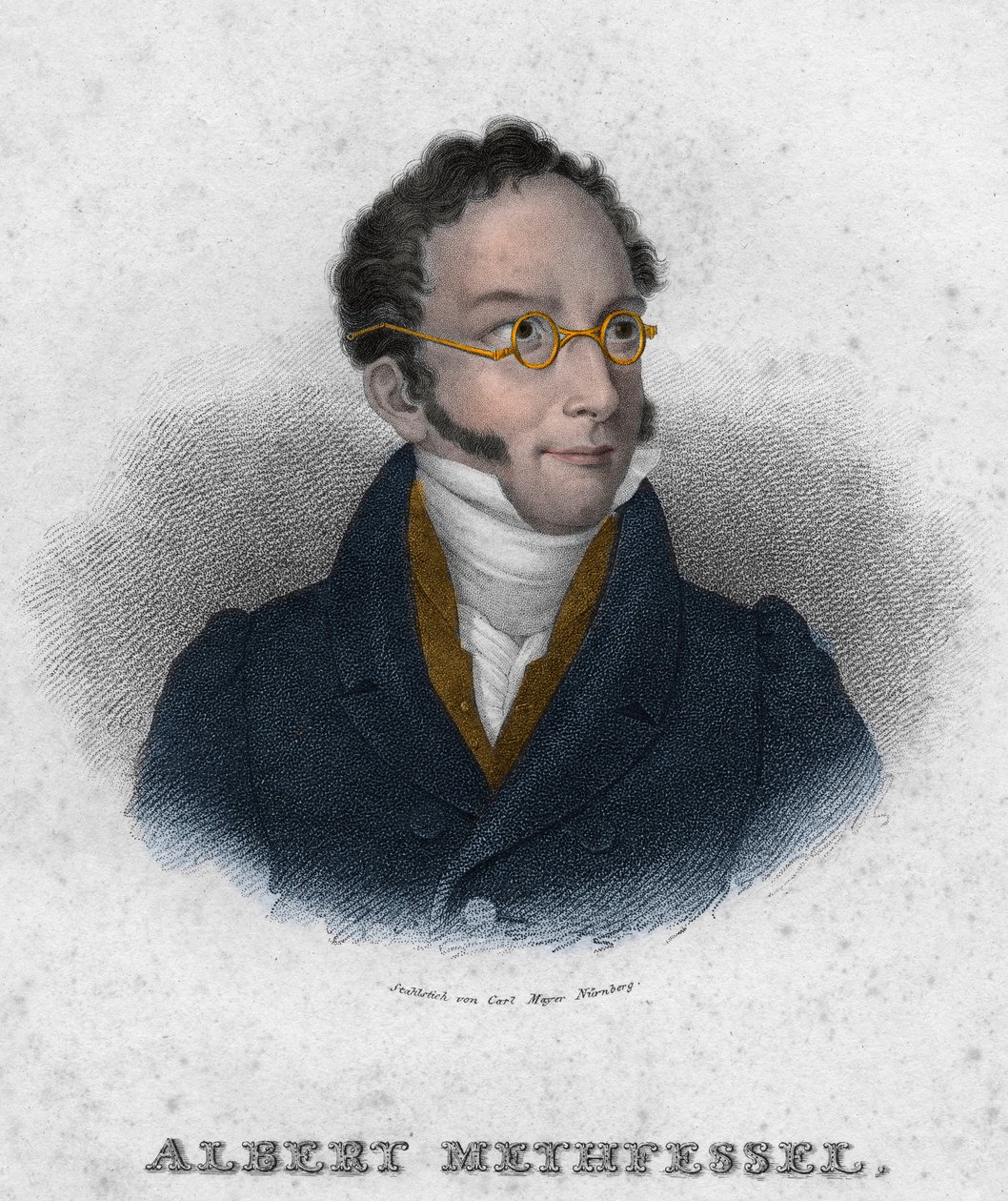 Albert Gottlieb Methfessel (1785-1869) - engelsk komponist og dirigent af Unknown artist
