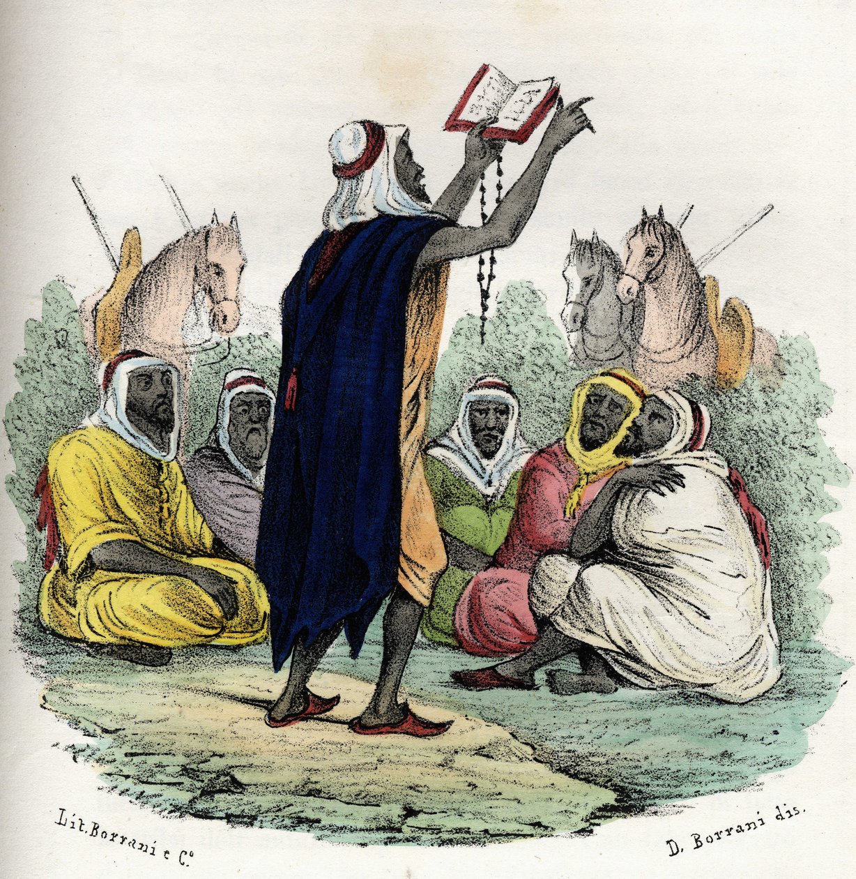 Algeriet. Emiren Abd el Kader (Abd-el-Kader eller ibn Muhyi al-Din al-Hasani (al Din al-Hasani) (1808-1883) opfordrede til en første jihad (hellig krig) i 1832. I "" Storia d