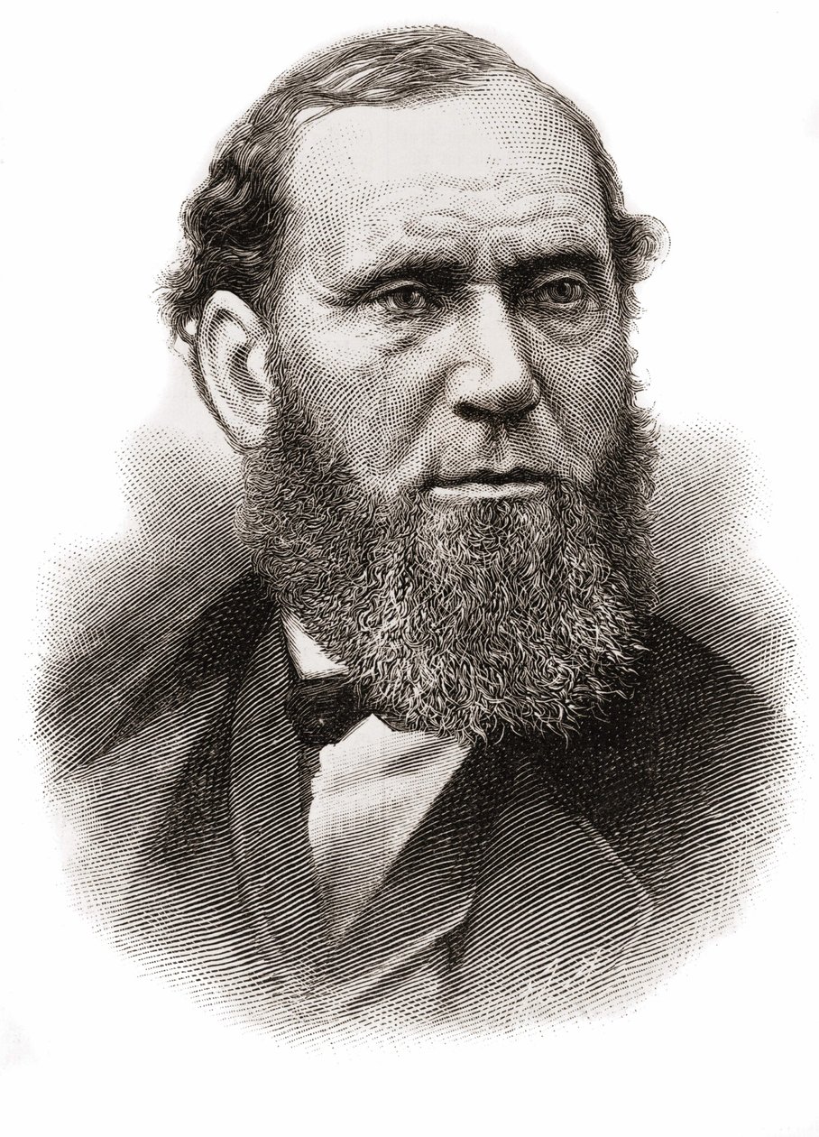 Allan Pinkerton (1819-1884), amerikansk detektiv af skotsk oprindelse. af Unknown artist