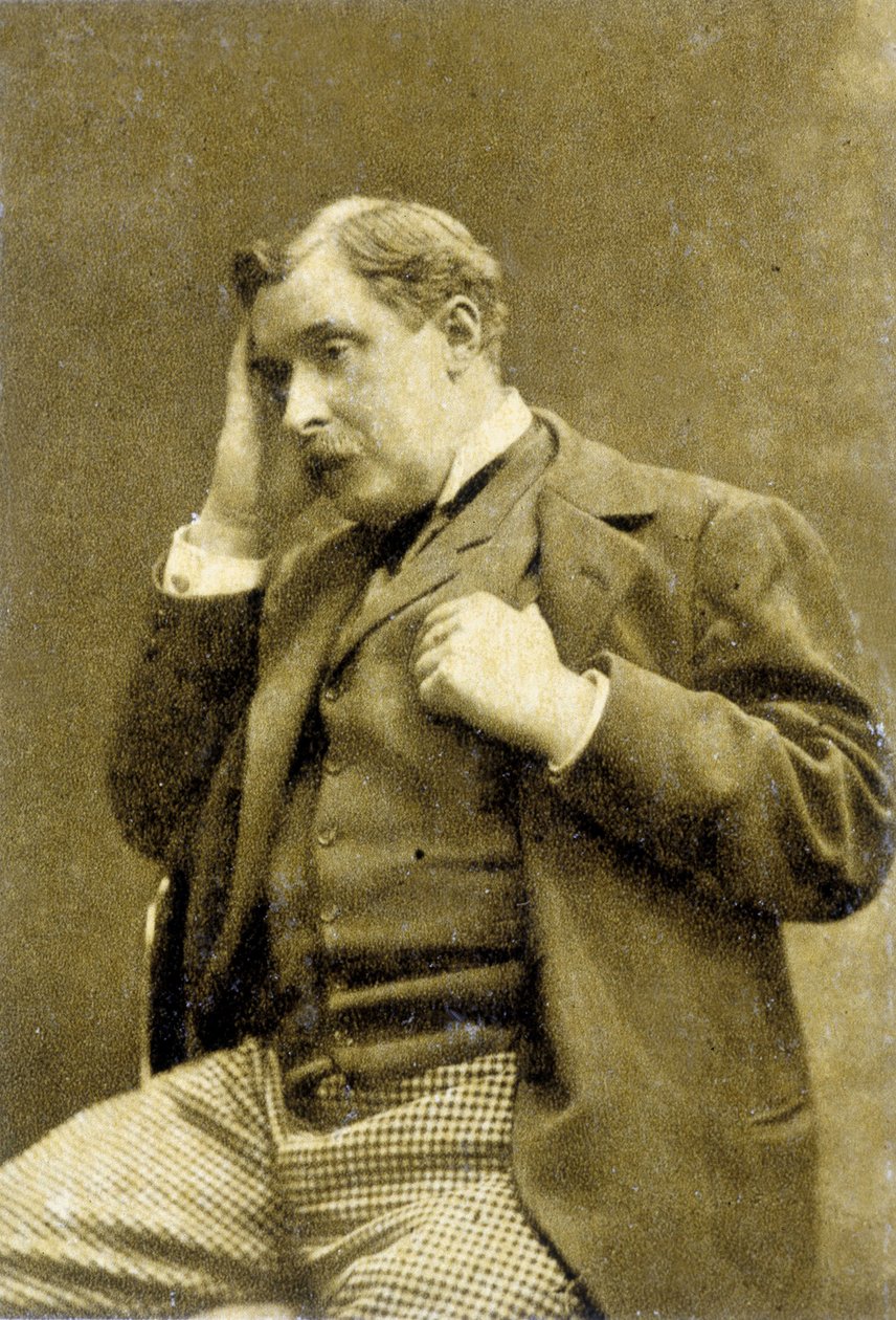 Alphonse Allais (1854 - 1905) - foto i 1895. af Unknown artist