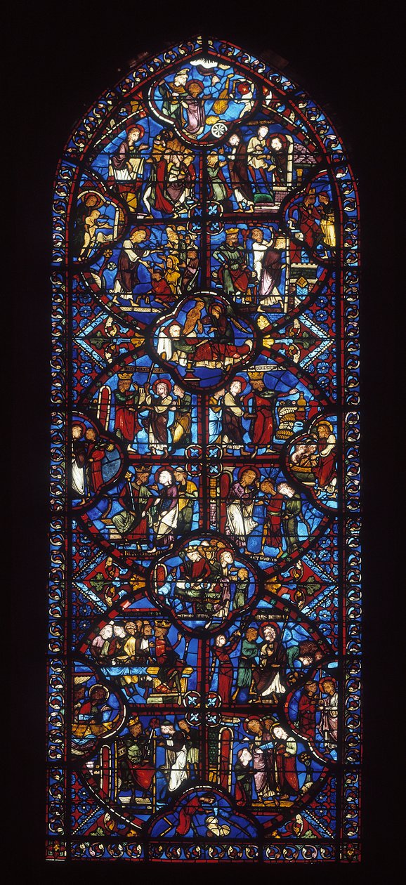 Ambulatorisk vindue (farvet glas af Unknown artist