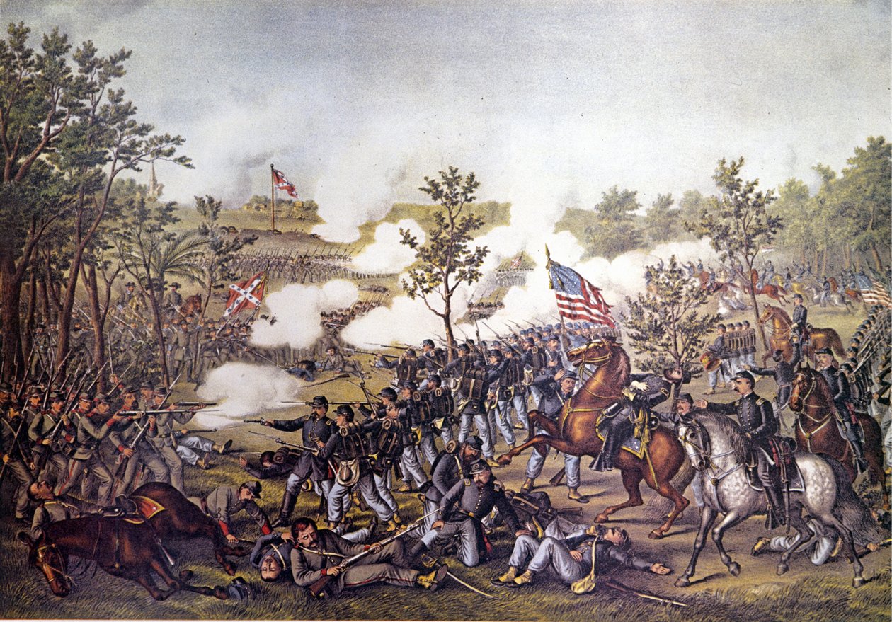 Amerikansk borgerkrig (1861 - 1865): 2. september af Unknown artist
