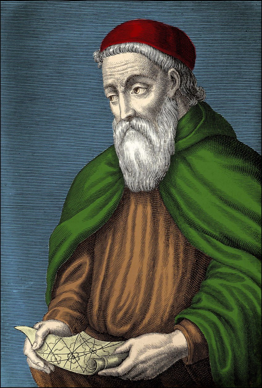 Amerigo Vespucci (1454-1512) italiensk browser af Unknown artist
