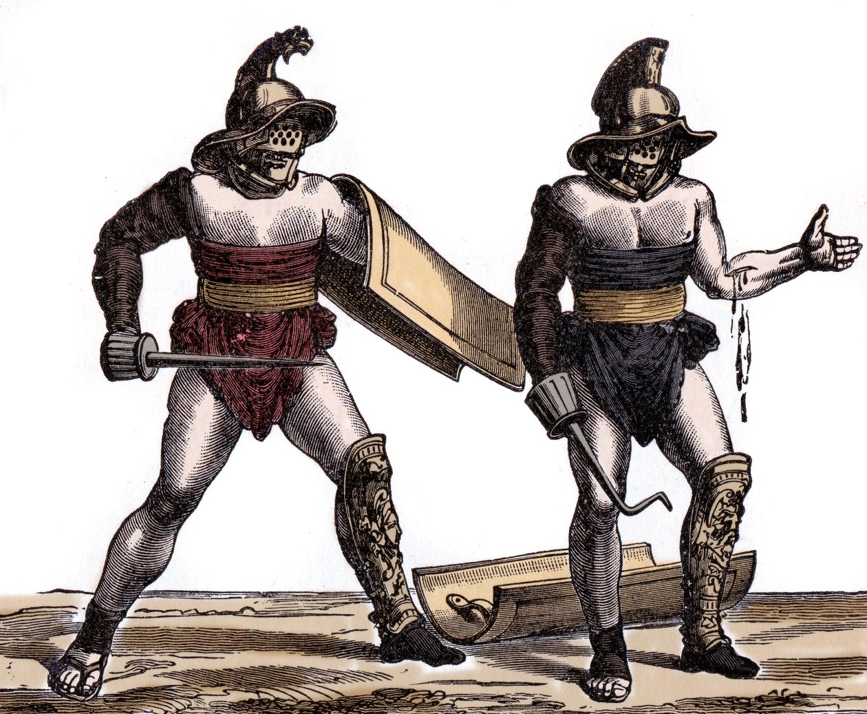 Antikkens Rom: Den romerske gladiator - Roman Antiquite: gladiatoren af Unknown artist