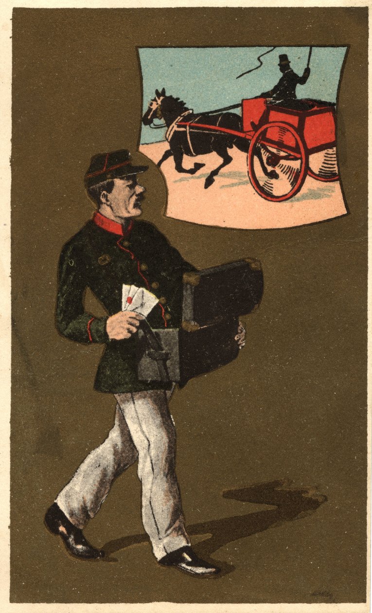 Anonym kromolitografi, slutningen af det 19. århundrede. af Unknown artist
