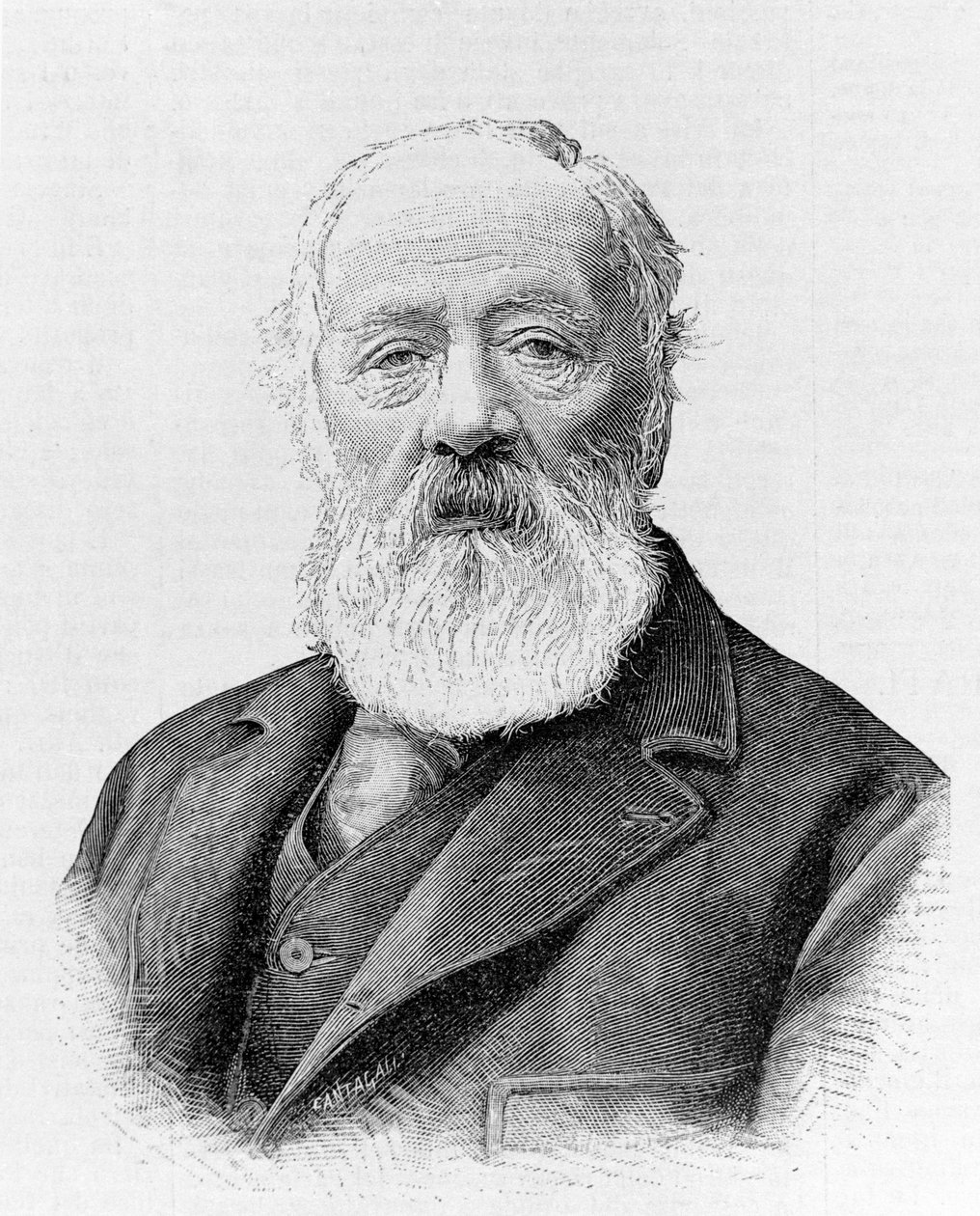 Antonio Meucci, opfinderen af stemmetelegrafen. af Unknown artist