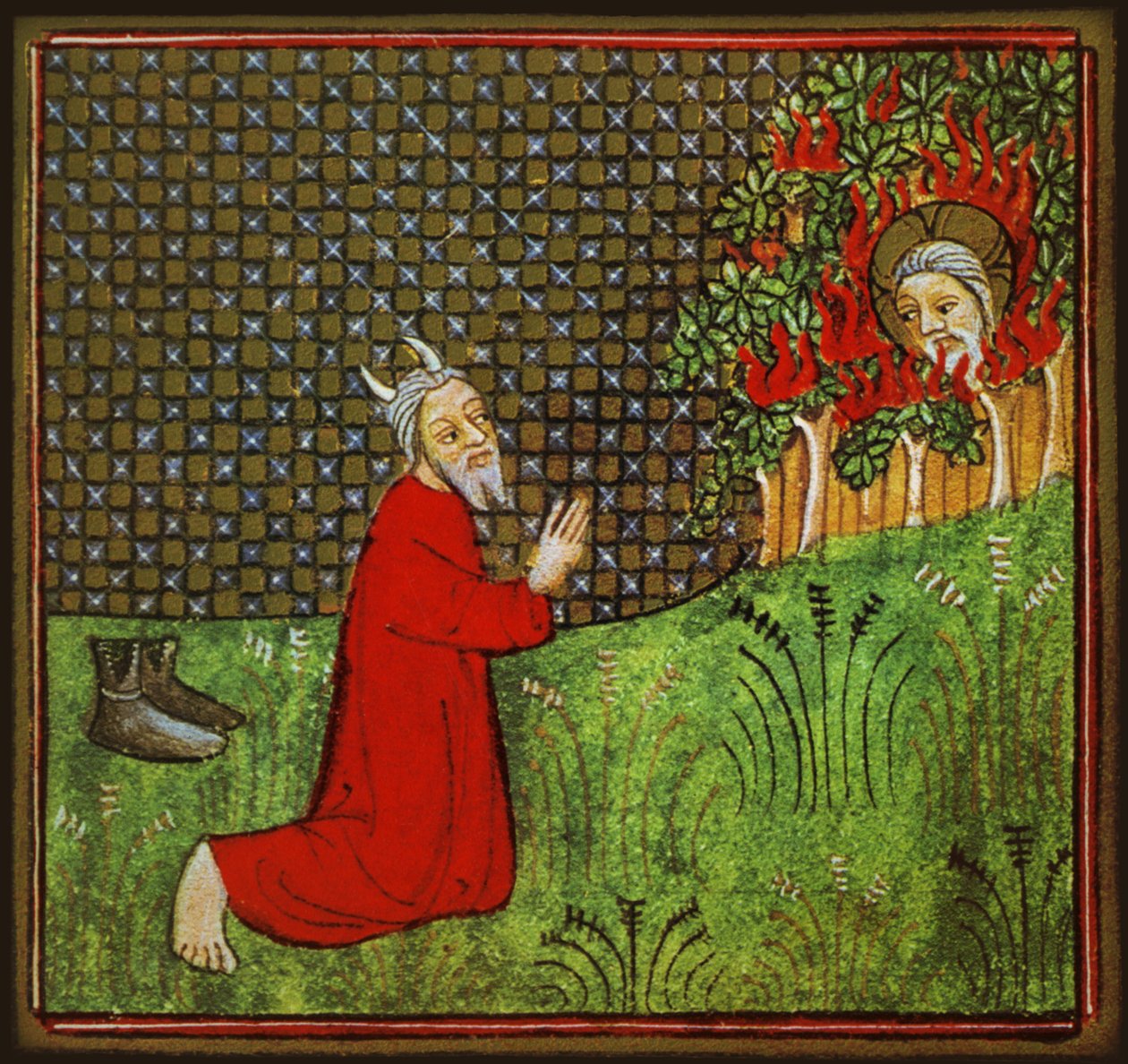 Tilsyneladende fra The Burning Roveto af Unknown artist
