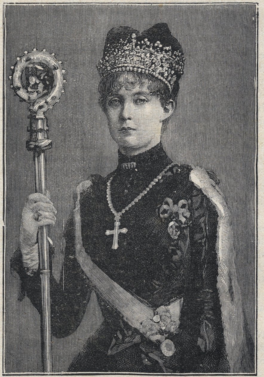 Ærkehertuginde Margarethe Klementine af Østrig - Margaret Clementine Marie af Østrig 1870-1955 Ærkehertuginde af Østrig - gravering af 1892 af Unknown artist