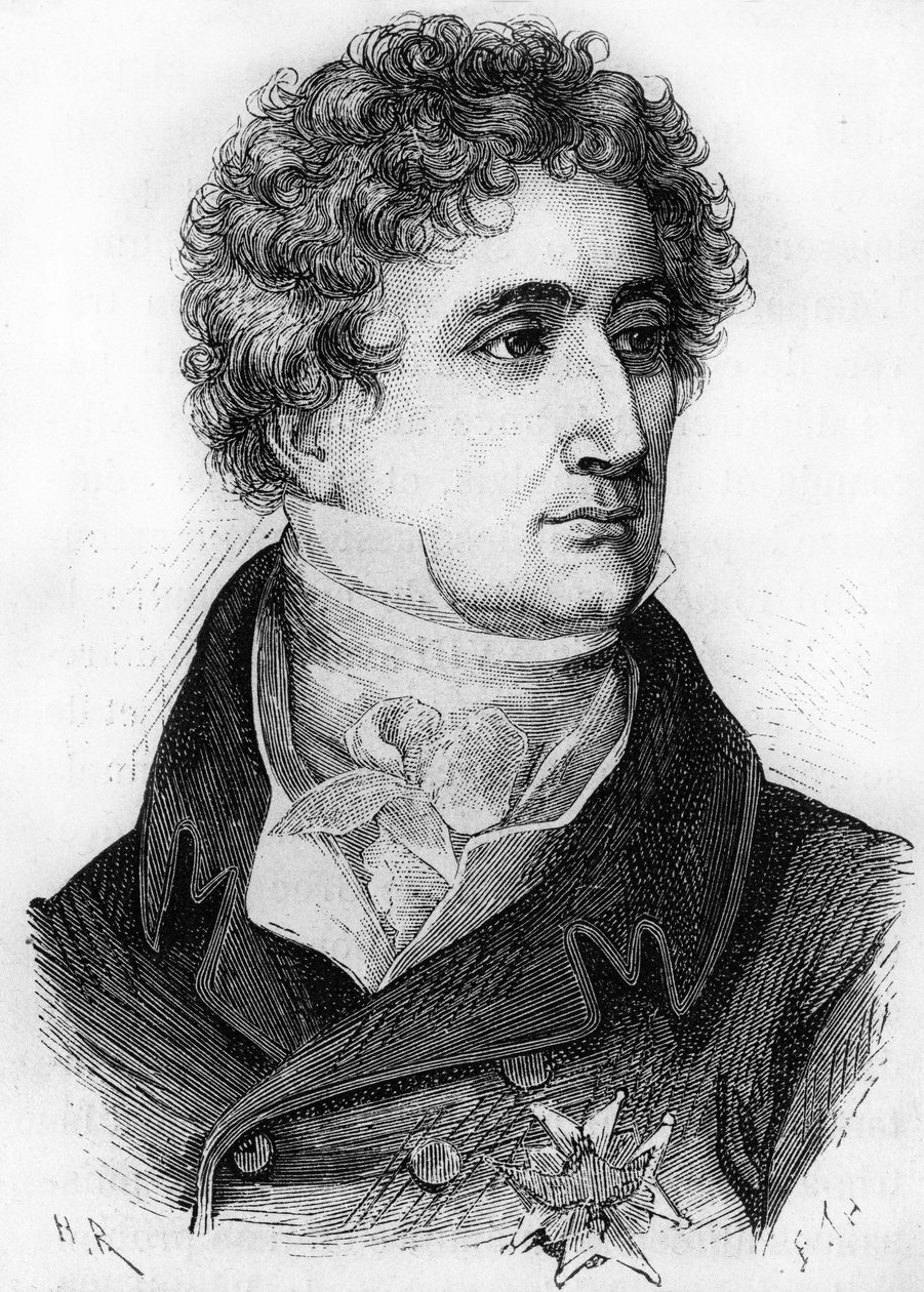 Armand Emmanuel du Plessis (1766-1822), hertug af Richelieu, fransk politiker. af Unknown artist