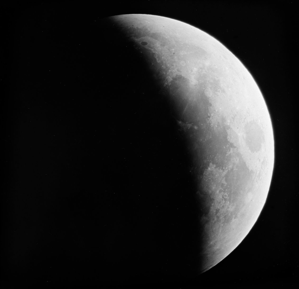 Astronomisk glaspladebillede af måneformørkelsen (1910) af Unknown Artist