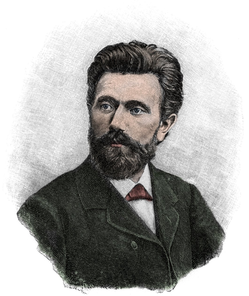 August Bebel (1840-1913), tysk marxistisk politiker og forfatter - Portræt af August Bebel (1840-1913), tysk politiker af Unknown artist
